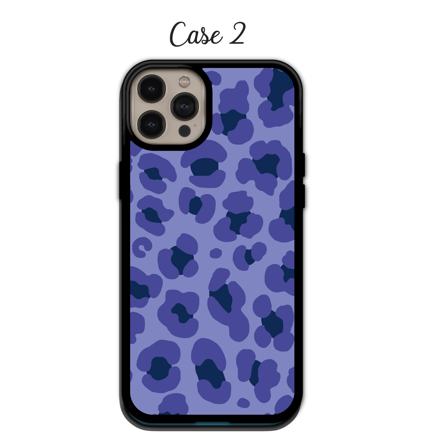 Sapphire Glitter Leopard | iPhone | Samsung | Huawei | Google Pixel | Xiaomi