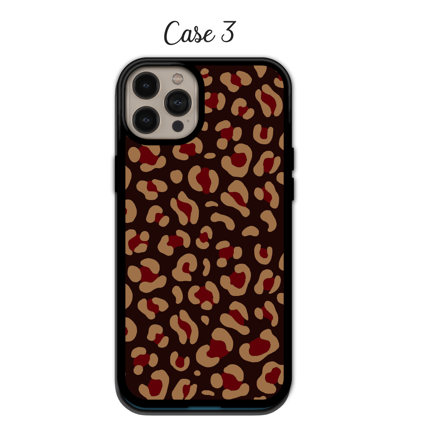 Classic & Burgundy Leopard | iPhone | Samsung | Huawei | Google Pixel | Xiaomi