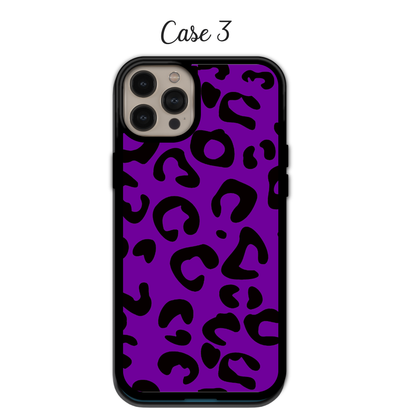Glitter & Vibrant Purple Leopard | iPhone | Samsung | Huawei | Google Pixel | Xiaomi