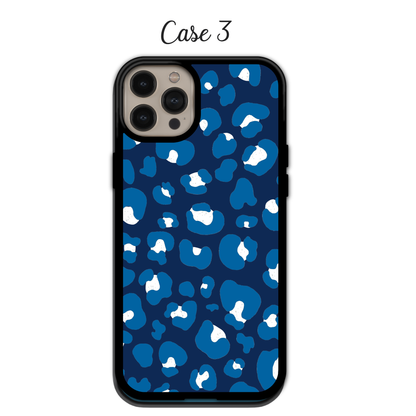 Indigo Glitter Leopard | iPhone | Samsung | Huawei | Google Pixel | Xiaomi