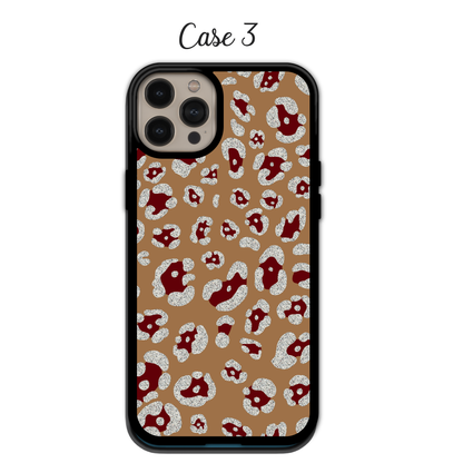 Crimson & Burgundy Leopard | iPhone | Samsung | Huawei | Google Pixel | Xiaomi