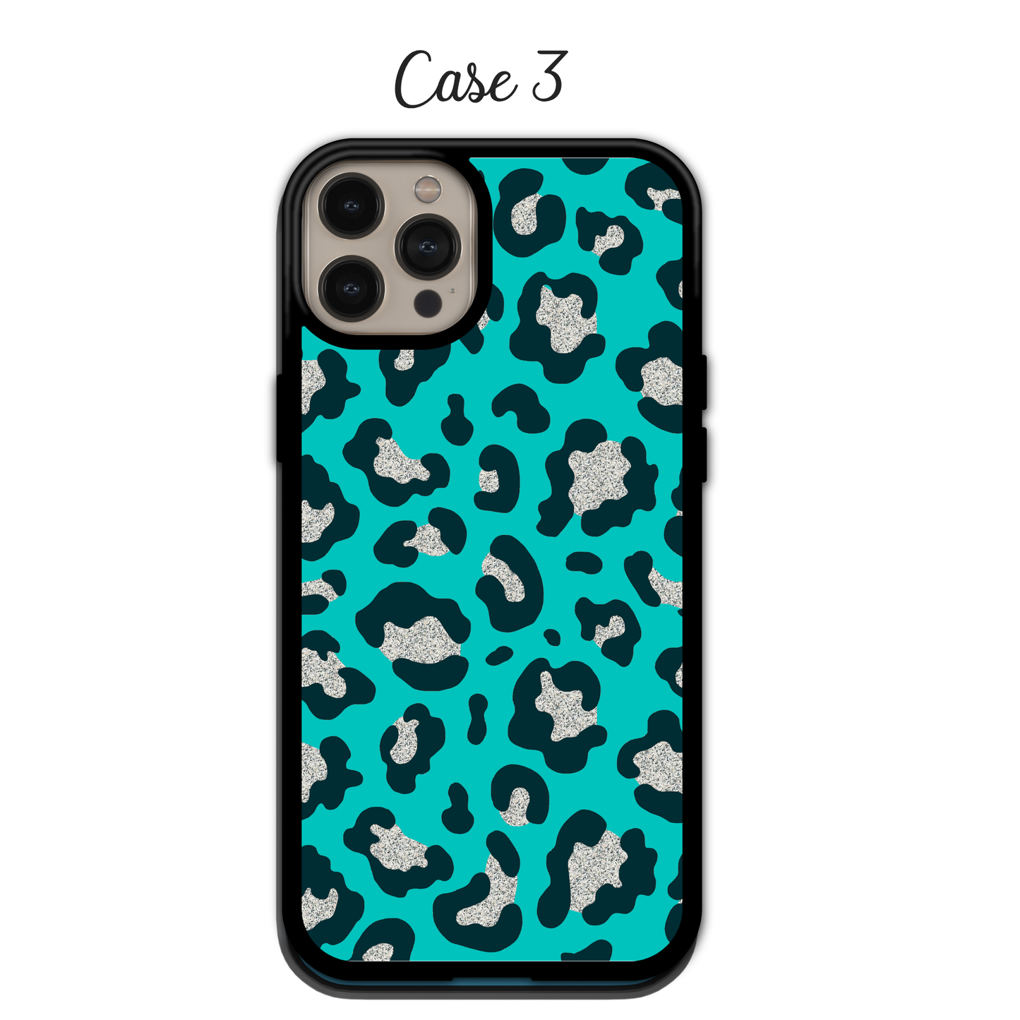 Turquoise & Pink Leopard | iPhone | Samsung | Huawei | Google Pixel | Xiaomi