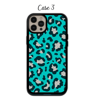 Turquoise & Pink Leopard | iPhone | Samsung | Huawei | Google Pixel | Xiaomi