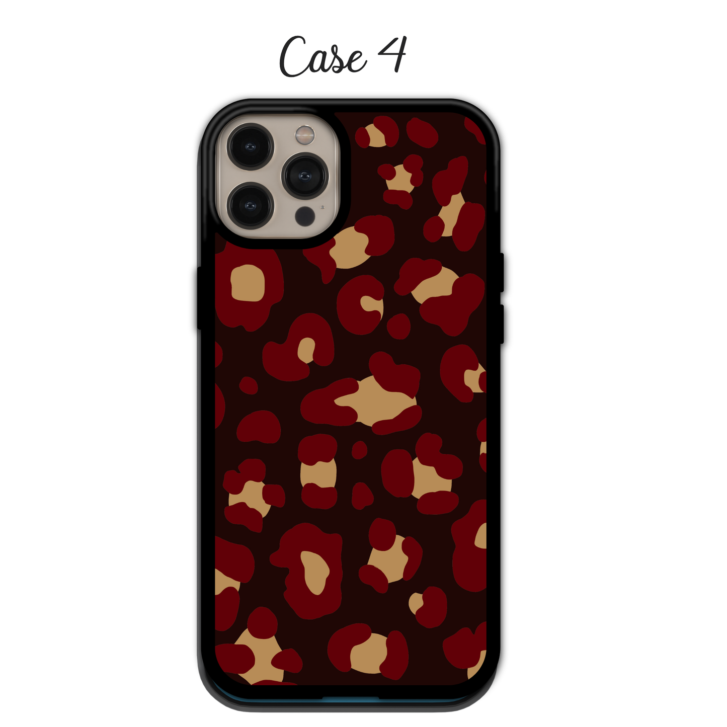 Crimson & Burgundy Leopard | iPhone | Samsung | Huawei | Google Pixel | Xiaomi