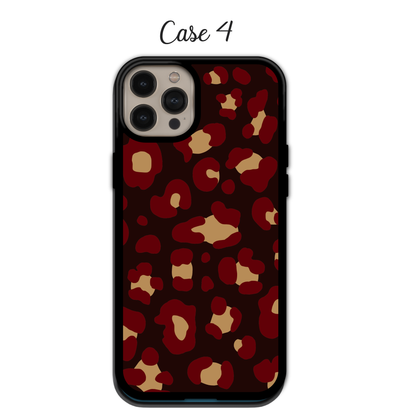 Crimson & Burgundy Leopard | iPhone | Samsung | Huawei | Google Pixel | Xiaomi