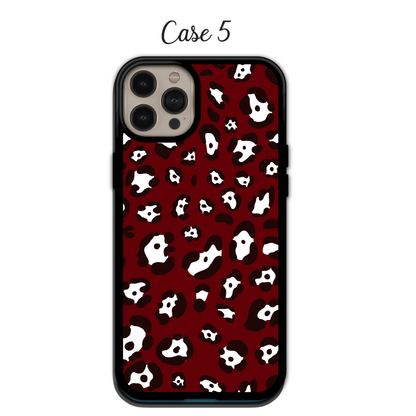 Crimson & Burgundy Leopard | iPhone | Samsung | Huawei | Google Pixel | Xiaomi