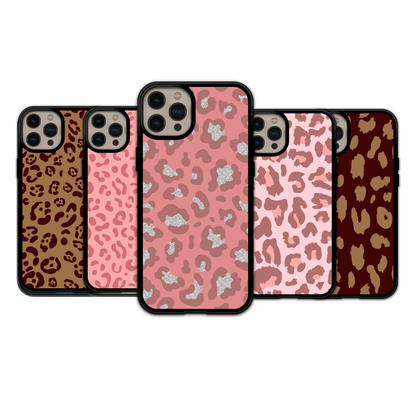 Rose & Brown Leopard | iPhone | Samsung | Huawei | Google Pixel | Xiaomi