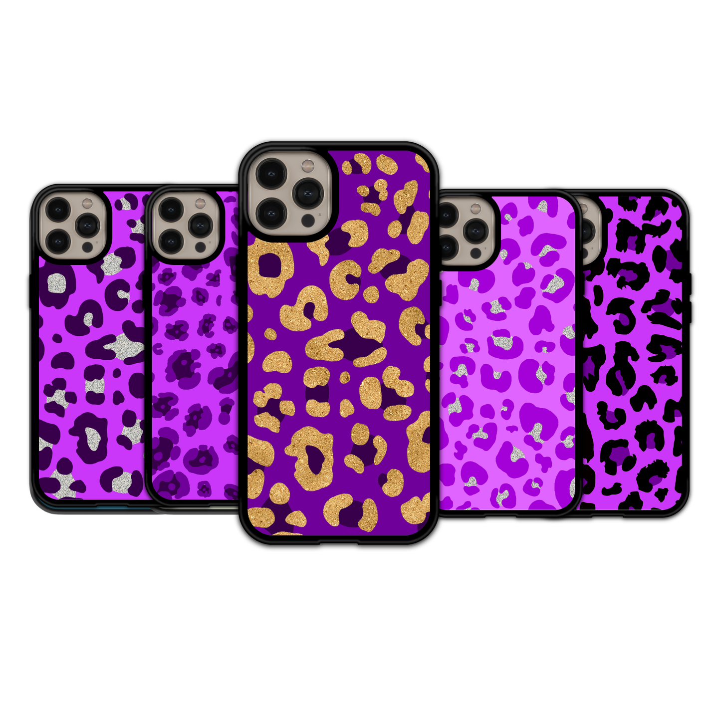 Gold & Purple Leopard | iPhone | Samsung | Huawei | Google Pixel | Xiaomi