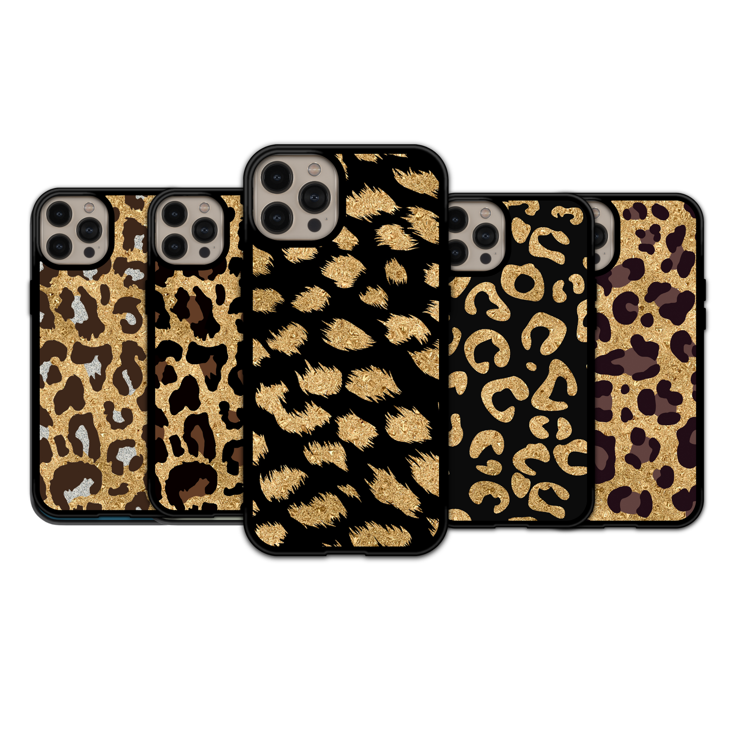 Golden Glam Leopard | iPhone | Samsung | Huawei | Google Pixel | Xiaomi