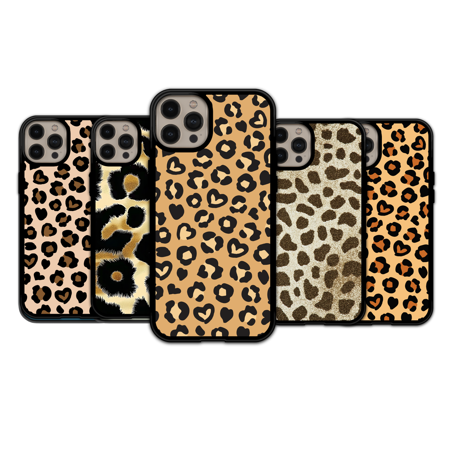 Heart Leopard & Cheetah | iPhone | Samsung | Huawei | Google Pixel | Xiaomi