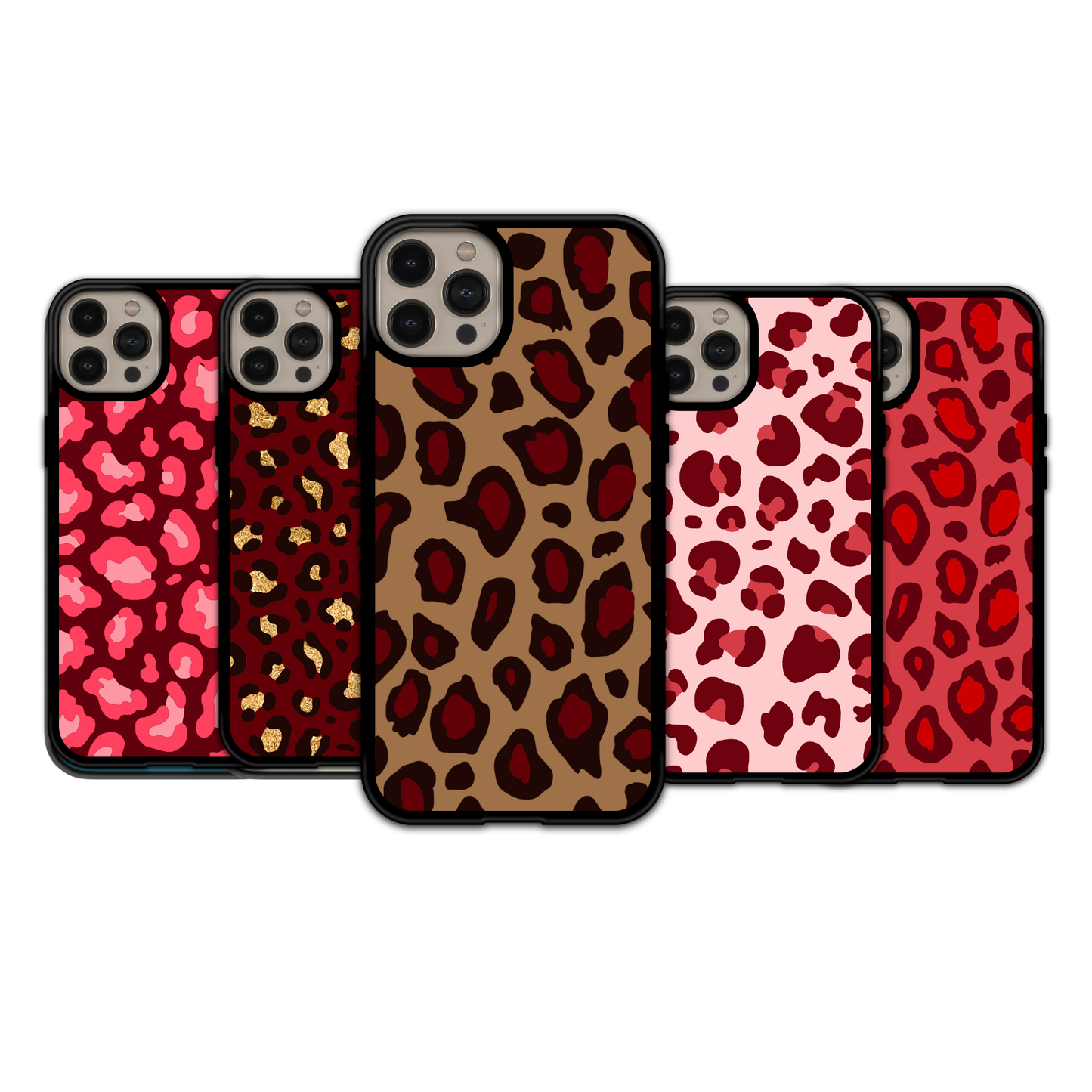 Red & Warm Leopard | iPhone | Samsung | Huawei | Google Pixel | Xiaomi