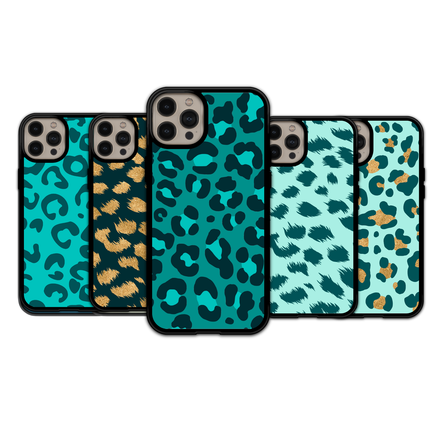 Ocean Teal Leopard | iPhone | Samsung | Huawei | Google Pixel | Xiaomi
