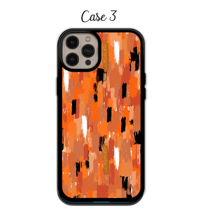 Vibrant Orange Brushstroke | iPhone | Samsung | Huawei | Google Pixel | Xiaomi