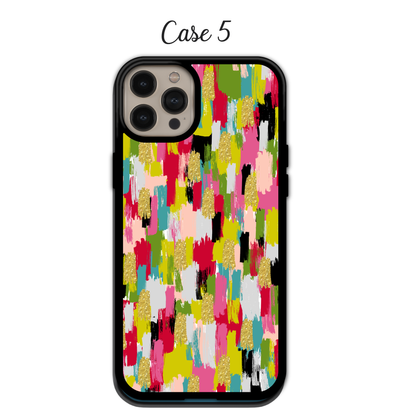 Coral & Mint Brushstroke | iPhone | Samsung | Huawei | Google Pixel | Xiaomi