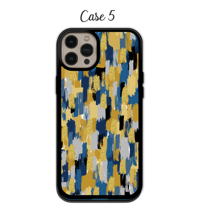 Crimson & Rose Gold Brushstroke | iPhone | Samsung | Huawei | Google Pixel | Xiaomi