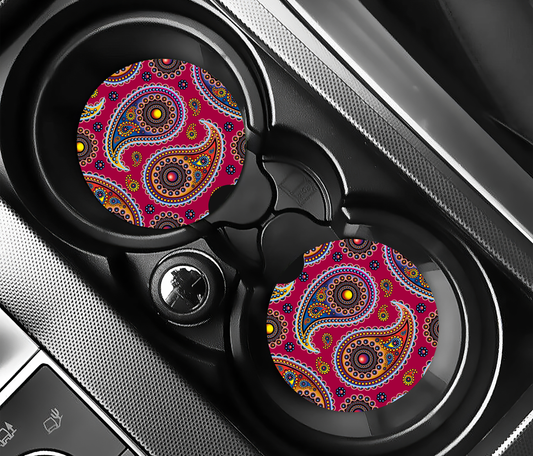 Ethnic Aesthetic (2-pack) Bilunderlägg för mugghållare