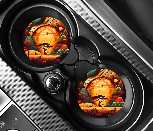 Safari Horizon Edition (2-pack) Bilunderlägg för mugghållare