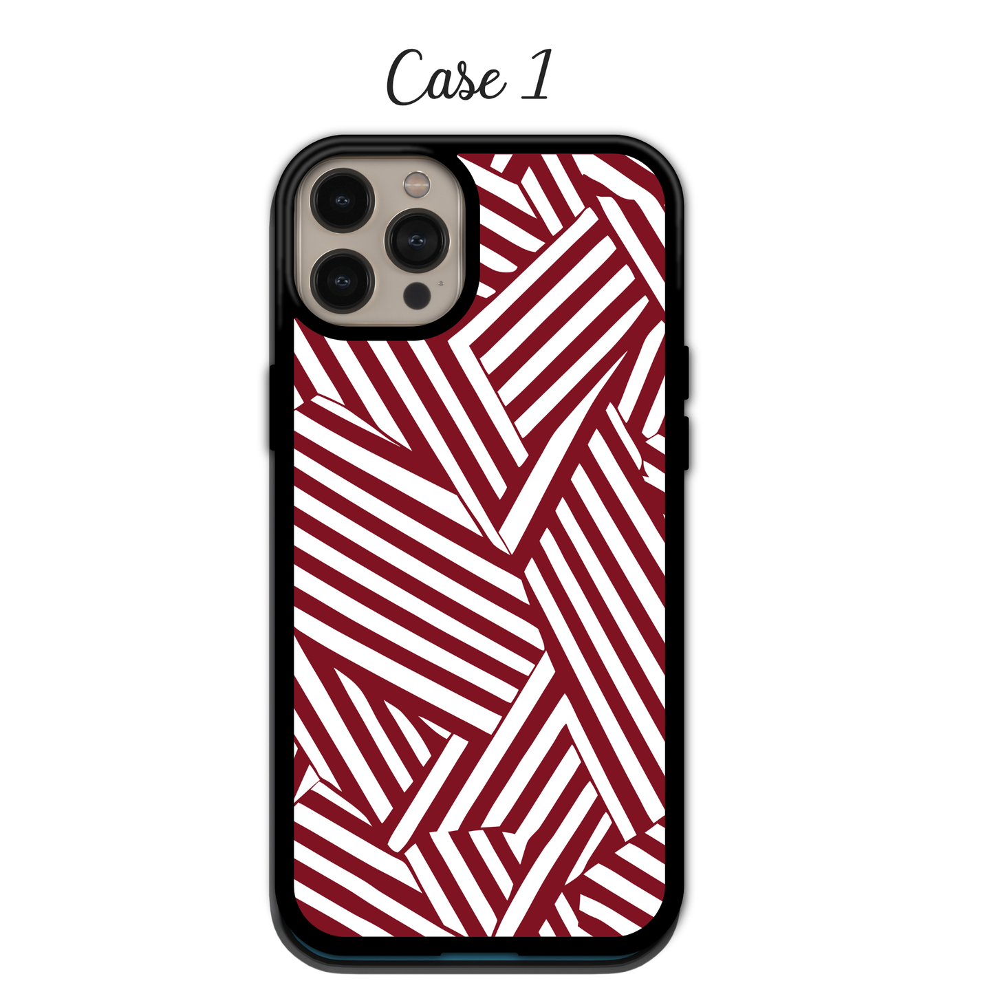 Red Graphic Line - iPhone,Samsung,Huawei,Google Pixel, Xiaomi