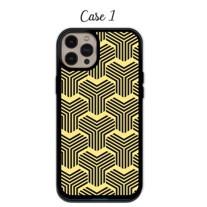 Geometric Yellow - iPhone,Samsung,Huawei,Google Pixel, Xiaomi