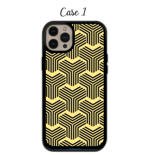 Geometric Yellow - iPhone,Samsung,Huawei,Google Pixel, Xiaomi