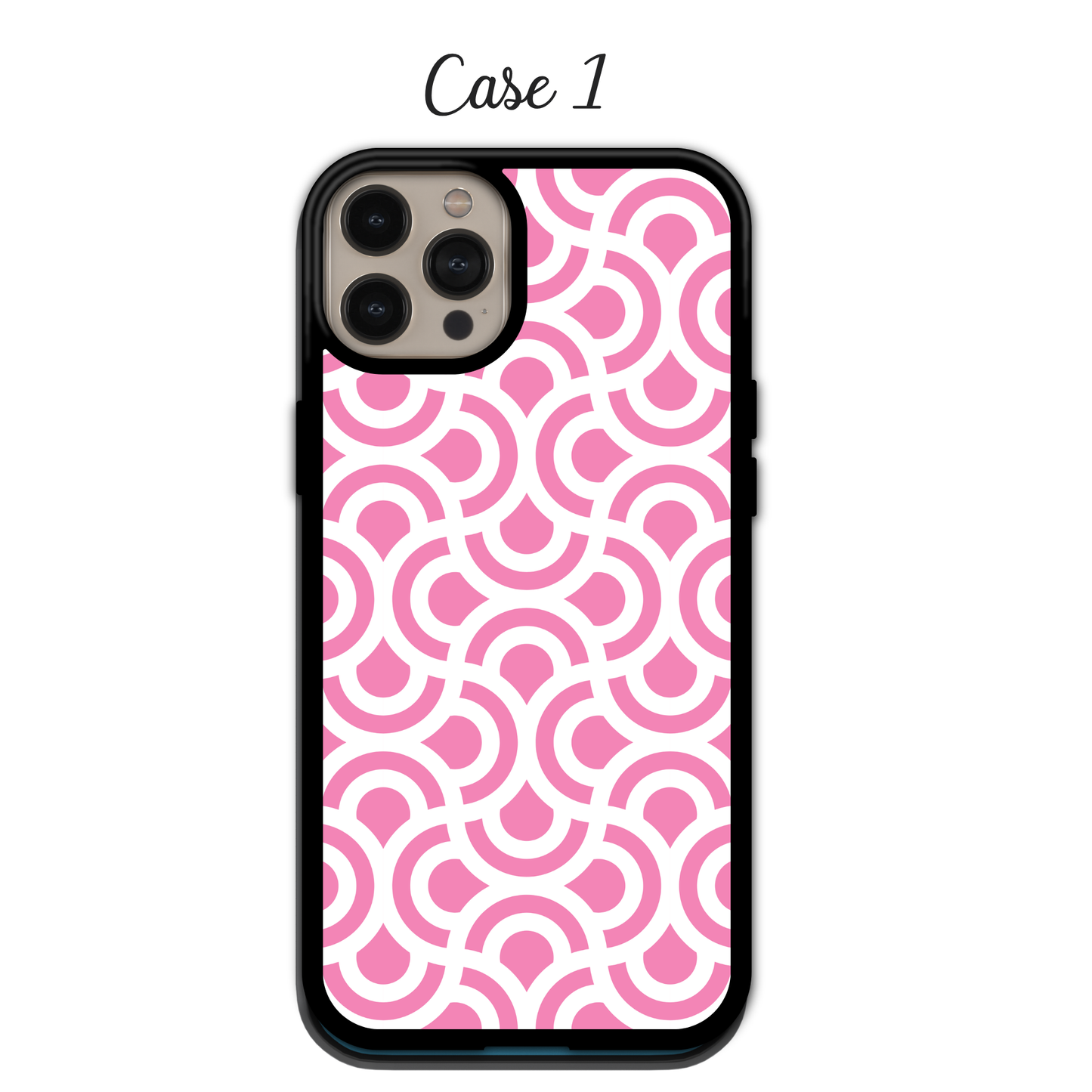 Pink Geometric Patterns - iPhone,Samsung,Huawei,Google Pixel, Xiaomi