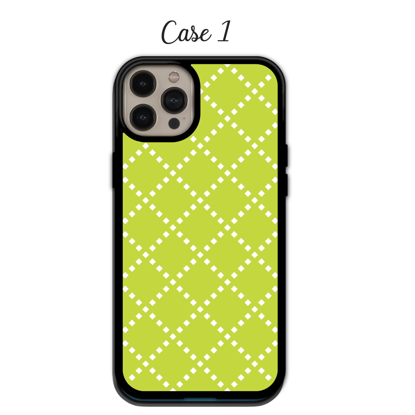 Geometric Green - iPhone,Samsung,Huawei,Google Pixel, Xiaomi