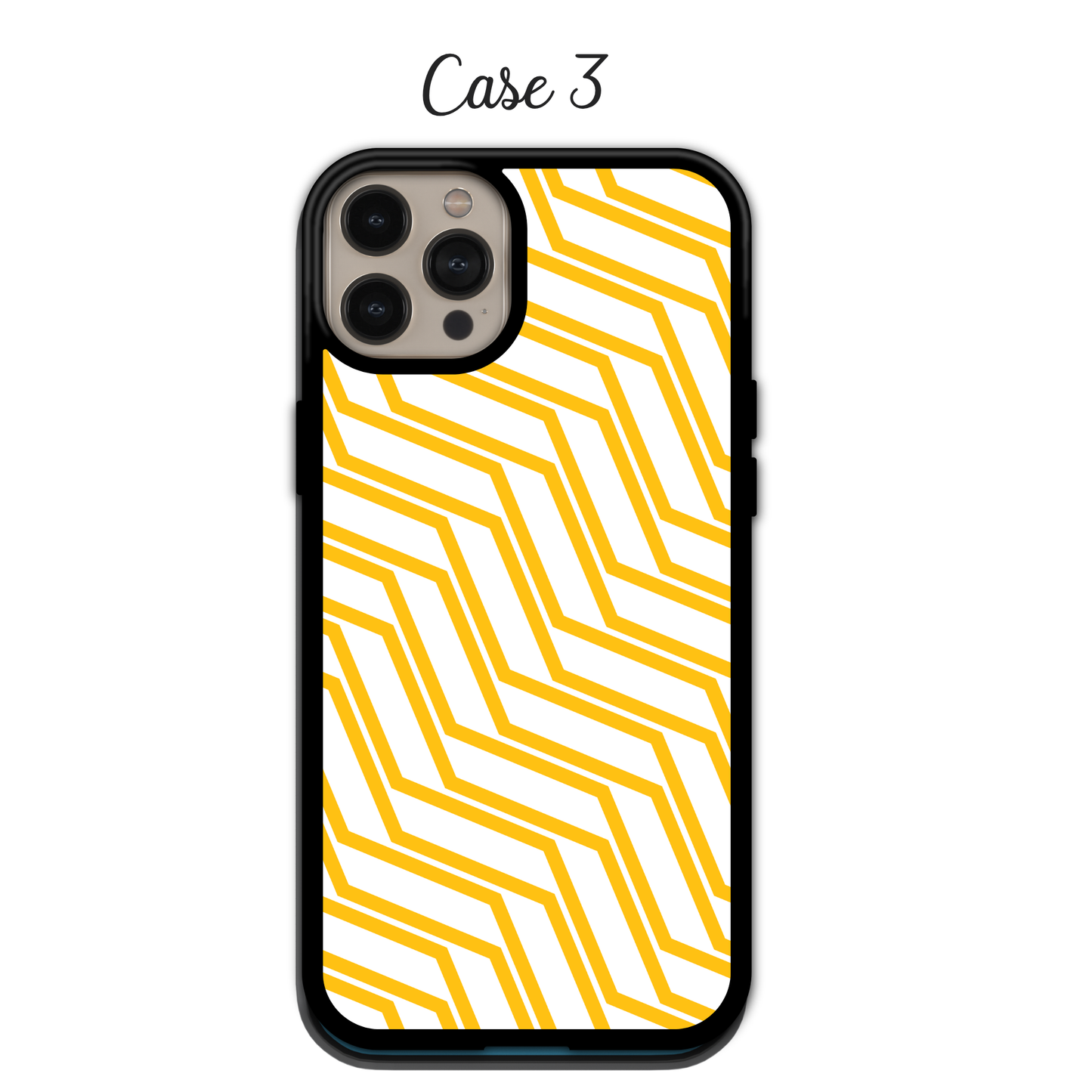 Geometric Yellow - iPhone,Samsung,Huawei,Google Pixel, Xiaomi