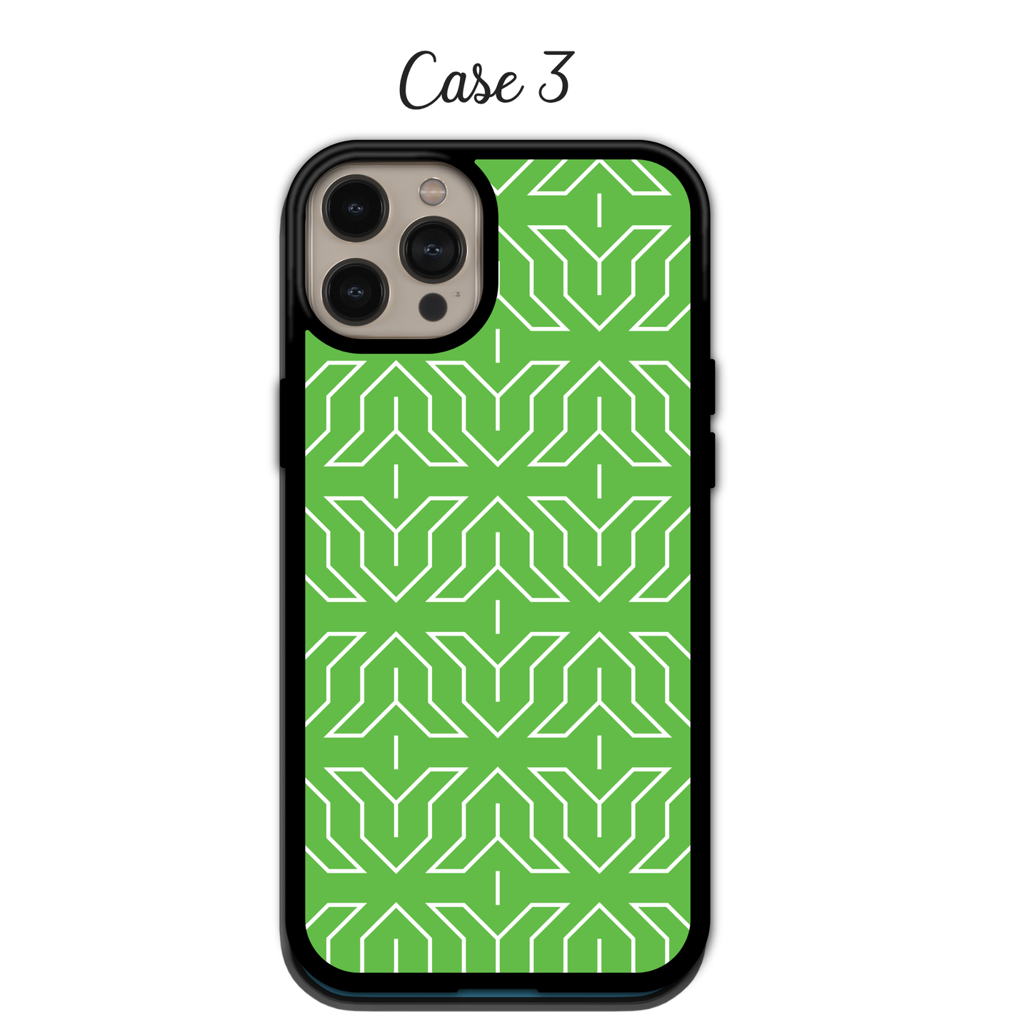 Geometric Green - iPhone,Samsung,Huawei,Google Pixel, Xiaomi