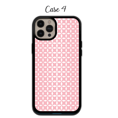 Pink Geometric Patterns - iPhone,Samsung,Huawei,Google Pixel, Xiaomi