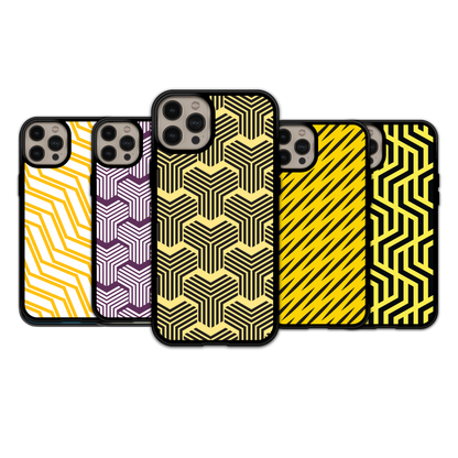 Geometric Yellow - iPhone,Samsung,Huawei,Google Pixel, Xiaomi