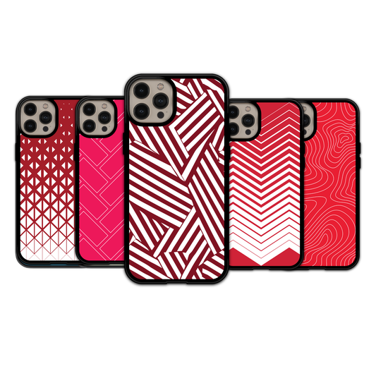 Red Graphic Line - iPhone,Samsung,Huawei,Google Pixel, Xiaomi