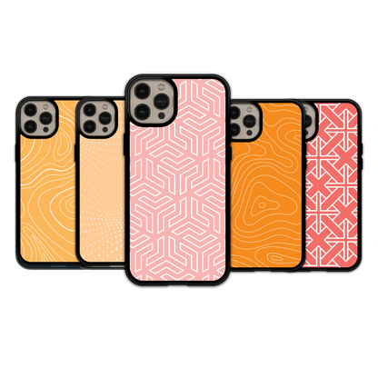 Warm Sunset Geometric - iPhone,Samsung,Huawei,Google Pixel, Xiaomi