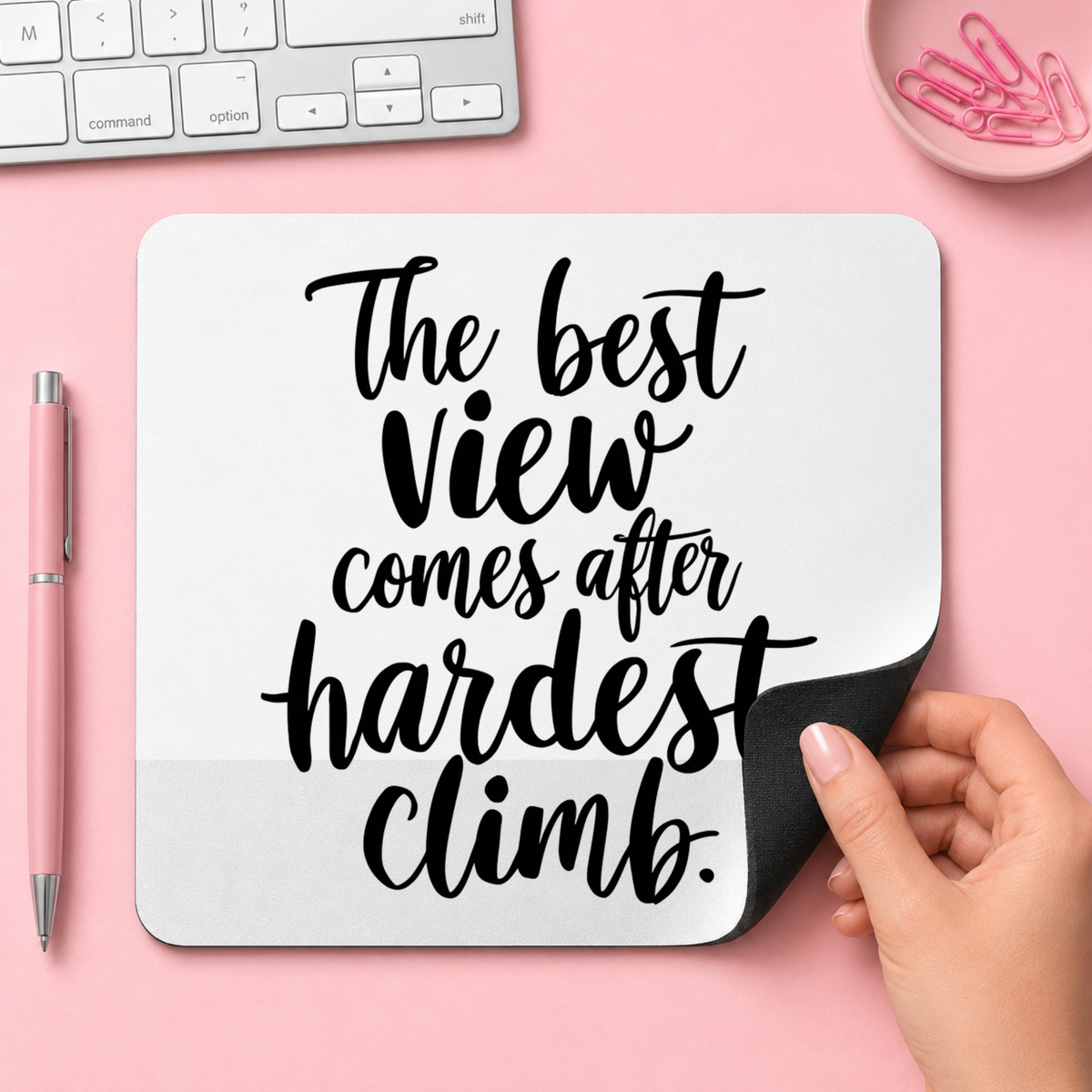 The best View comes after hardest climb. | Musmatta | 20cm x 24cm
