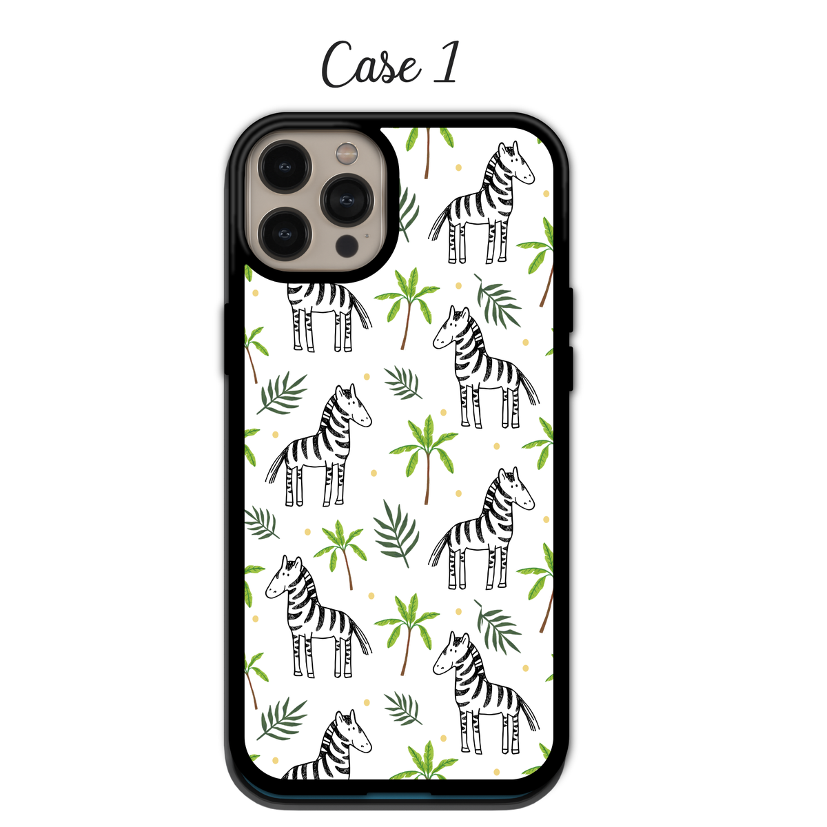 Playful Zebra & Wildflower | iPhone | Samsung | Huawei | Google Pixel | Xiaomi