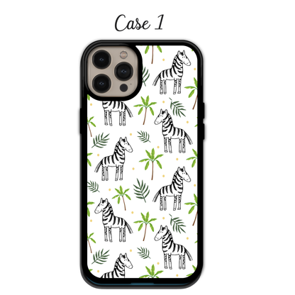 Playful Zebra & Wildflower | iPhone | Samsung | Huawei | Google Pixel | Xiaomi