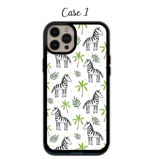Playful Zebra & Wildflower | iPhone | Samsung | Huawei | Google Pixel | Xiaomi