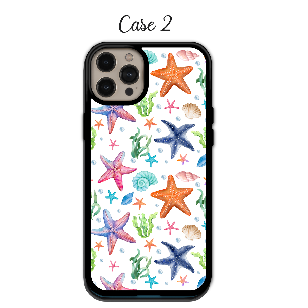 Ocean Starfish & Seashells | iPhone | Samsung | Huawei | Google Pixel | Xiaomi