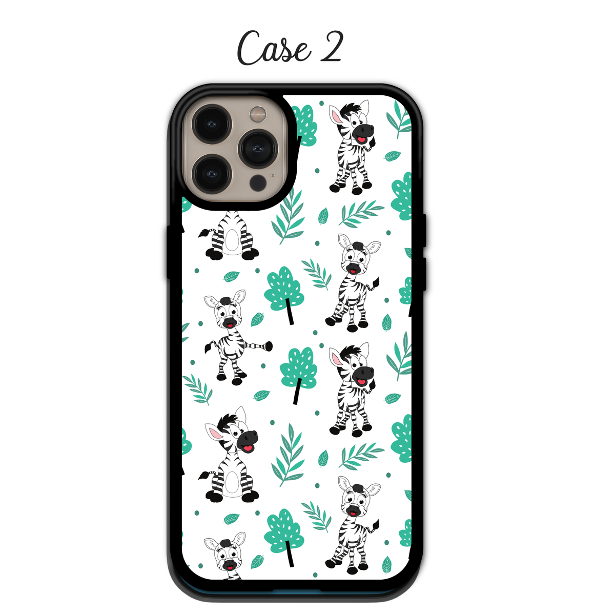 Playful Zebra & Wildflower | iPhone | Samsung | Huawei | Google Pixel | Xiaomi