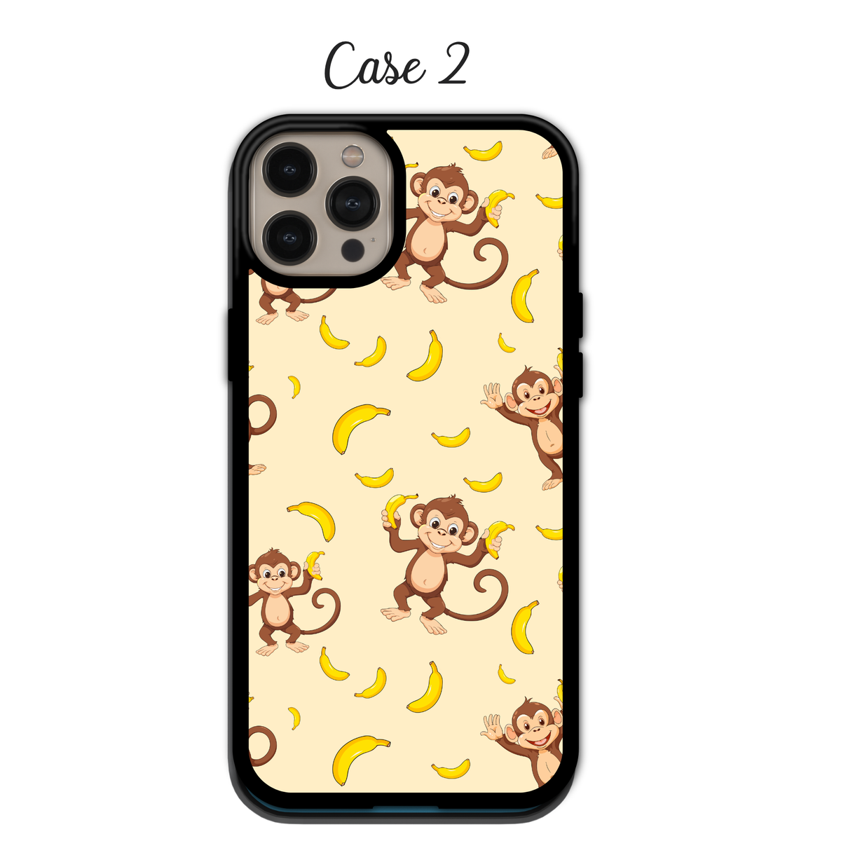 Playful Monkey & Banana Delight | iPhone | Samsung | Huawei | Google Pixel | Xiaomi