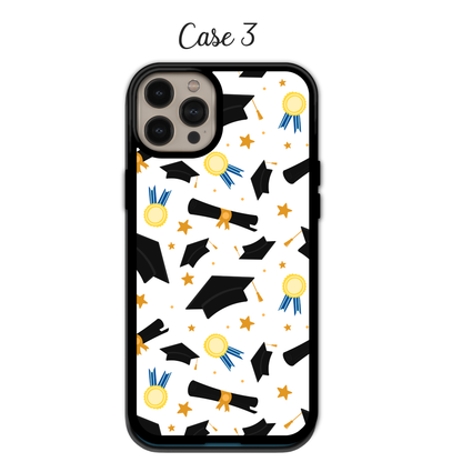 Graduation Cap & Scholar Bookworm | iPhone | Samsung | Huawei | Google Pixel | Xiaomi