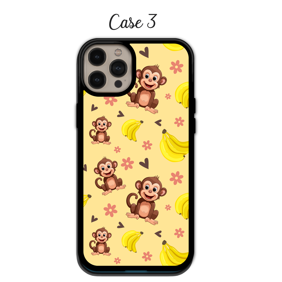 Playful Monkey & Banana Delight | iPhone | Samsung | Huawei | Google Pixel | Xiaomi
