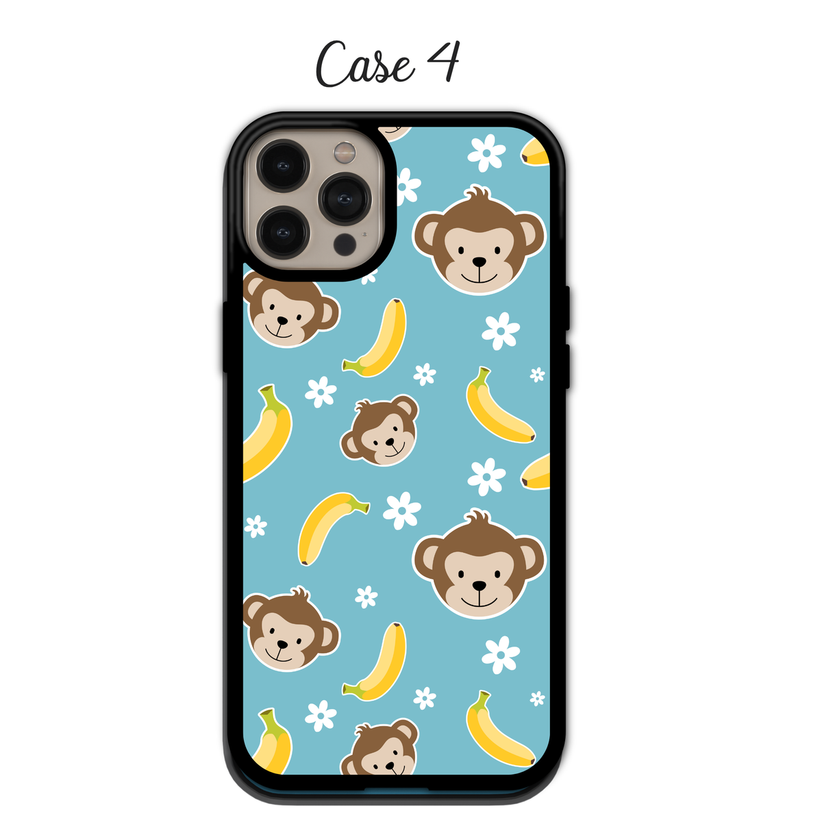 Playful Monkey & Banana Delight | iPhone | Samsung | Huawei | Google Pixel | Xiaomi