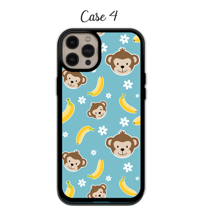 Playful Monkey & Banana Delight | iPhone | Samsung | Huawei | Google Pixel | Xiaomi