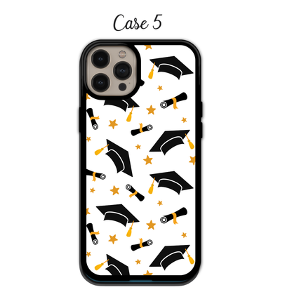 Graduation Cap & Scholar Bookworm | iPhone | Samsung | Huawei | Google Pixel | Xiaomi