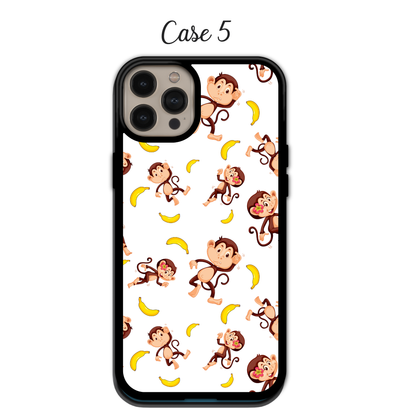 Playful Monkey & Banana Delight | iPhone | Samsung | Huawei | Google Pixel | Xiaomi