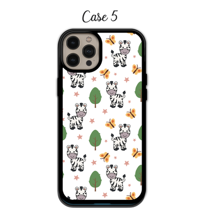 Playful Zebra & Wildflower | iPhone | Samsung | Huawei | Google Pixel | Xiaomi