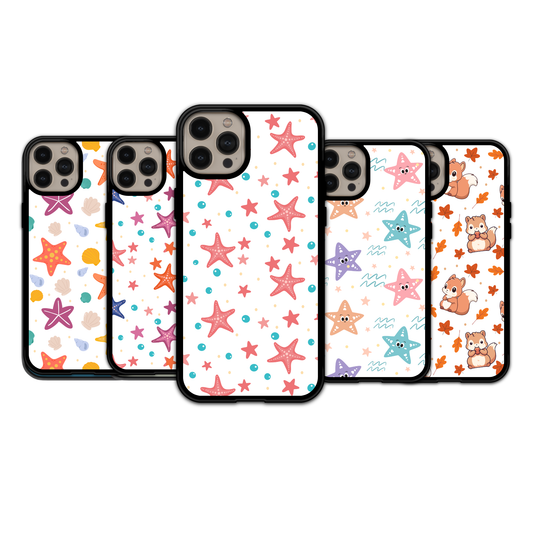 Playful Starfish & Cute Squirrel | iPhone | Samsung | Huawei | Google Pixel | Xiaomi