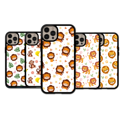 Cute Lion & Safari Friends | iPhone | Samsung | Huawei | Google Pixel | Xiaomi