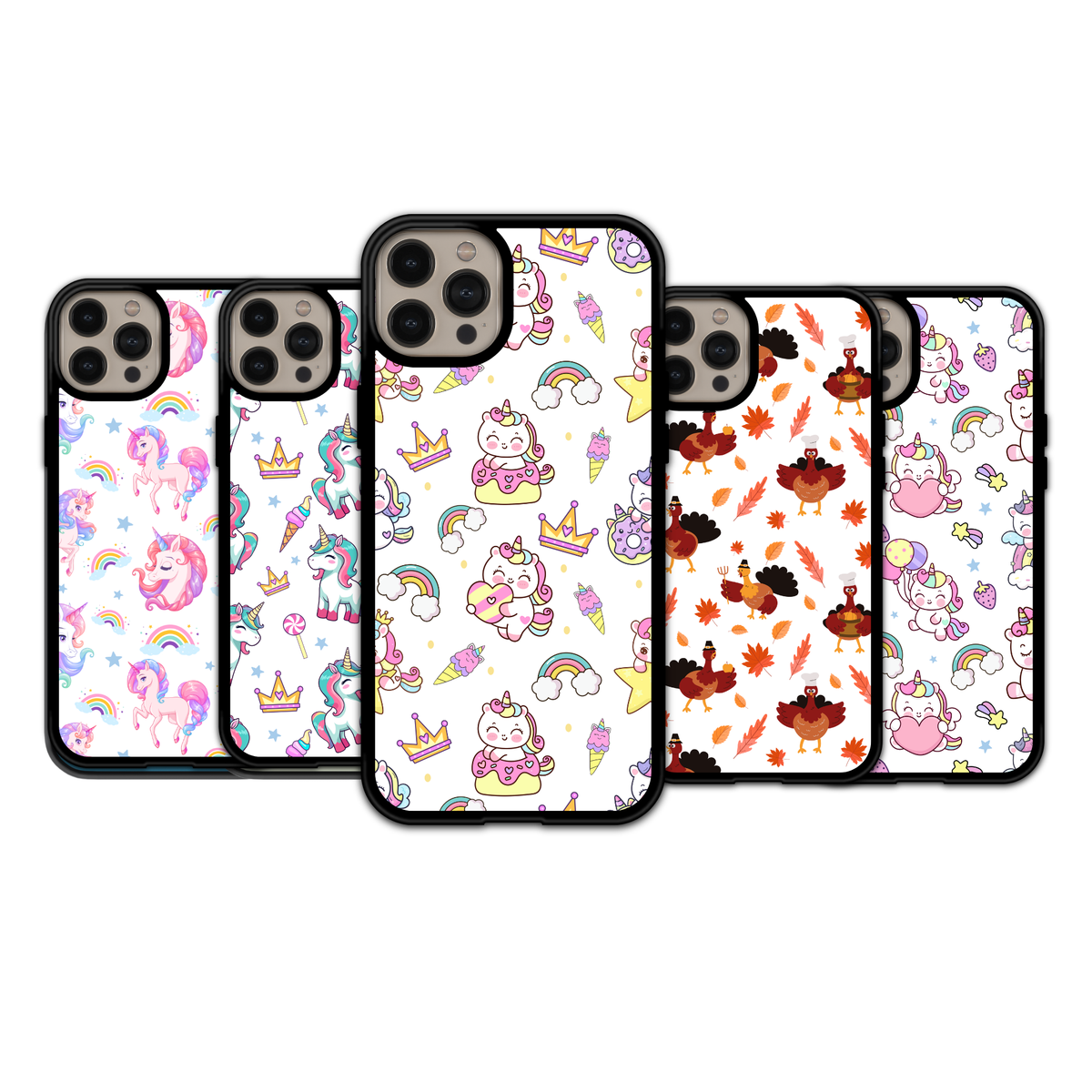 Sweet Unicorn & Autumn Turkey | iPhone | Samsung | Huawei | Google Pixel | Xiaomi