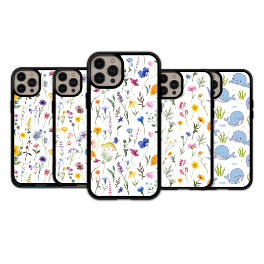 Wildflower & Whale Splash | iPhone | Samsung | Huawei | Google Pixel | Xiaomi